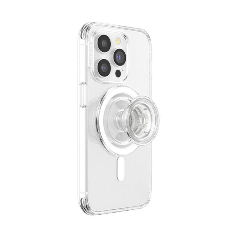 Popsockets original, suport cu functii multiple, Magnetic MagSafe Clear