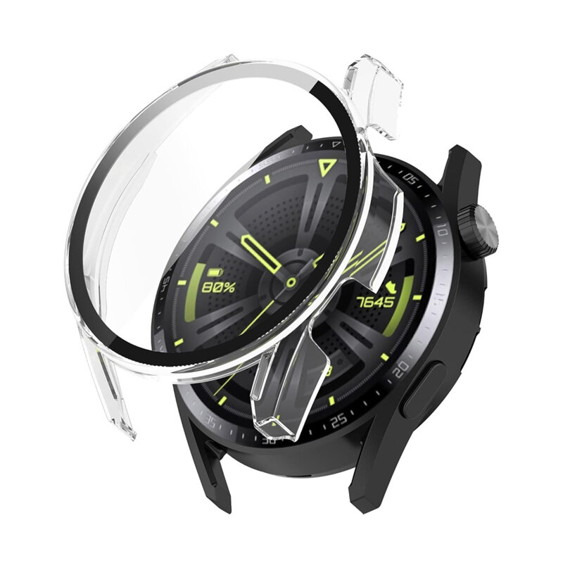 [Pachet 360°] Husa + folie Huawei Watch GT 3 42mm Techsuit Defense, transparenta