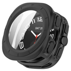 [Pachet 360°] Husa + folie Samsung Galaxy Watch Ultra 47mm Techsuit Defense, negru