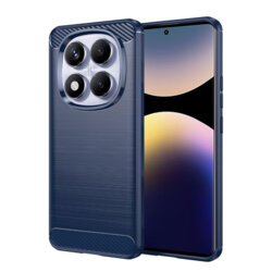 Husa Xiaomi Redmi Note 14 Pro 4G Techsuit Carbon Silicone, albastru