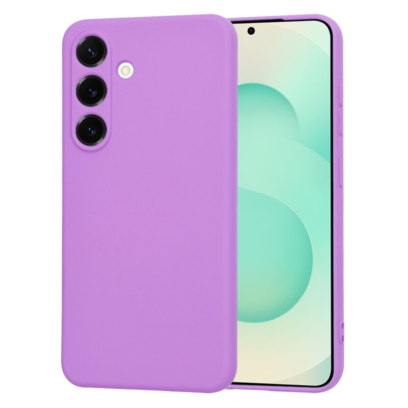 Husa silicon Samsung Galaxy S25 Plus Techsuit SoftFlex, mov