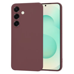 Husa silicon Samsung Galaxy S25 Plus Techsuit SoftFlex, bordo