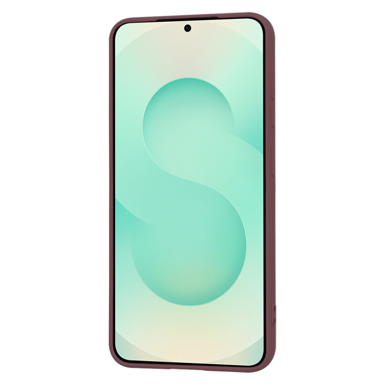 Husa silicon Samsung Galaxy S25 Plus Techsuit SoftFlex, bordo