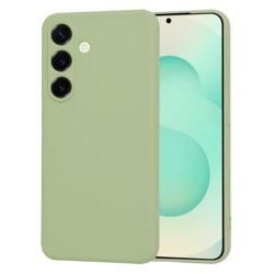 Husa silicon Samsung Galaxy S25 Plus Techsuit SoftFlex, verde