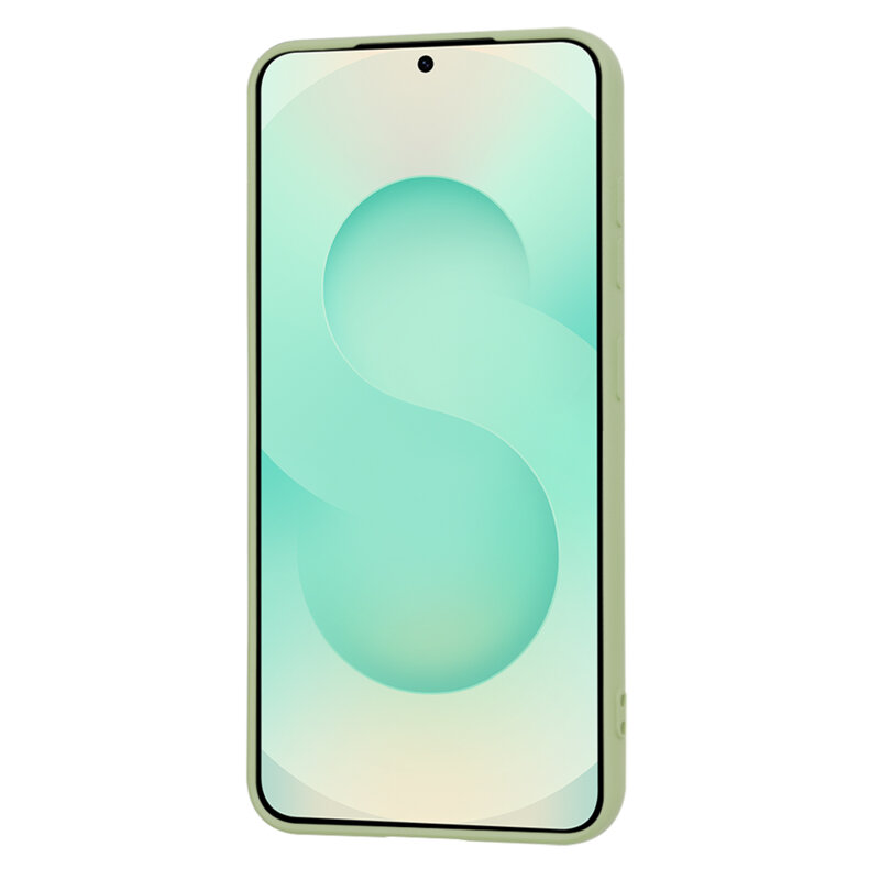 Husa silicon Samsung Galaxy S25 Plus Techsuit SoftFlex, verde