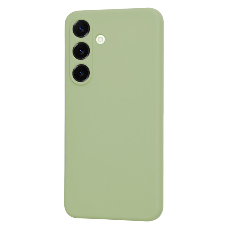 Husa silicon Samsung Galaxy S25 Plus Techsuit SoftFlex, verde