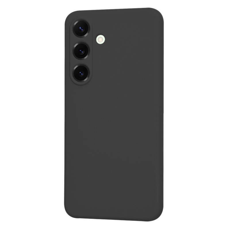 Husa silicon Samsung Galaxy S25 Plus Techsuit SoftFlex, negru