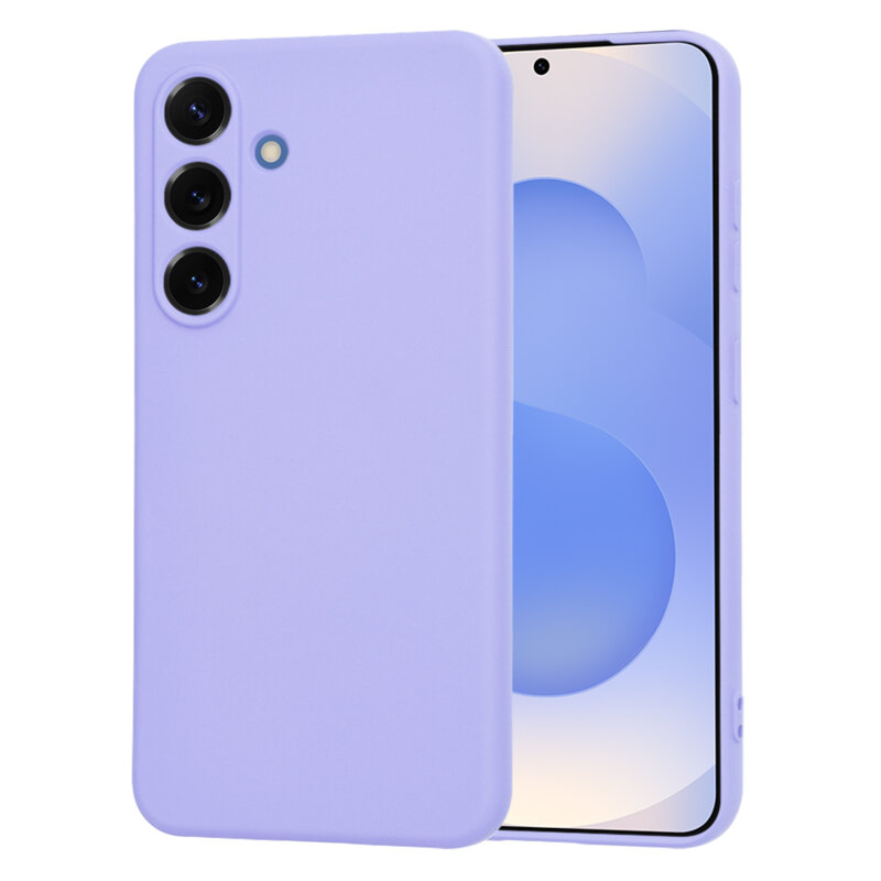Husa silicon Samsung Galaxy S25 Techsuit SoftFlex, violet