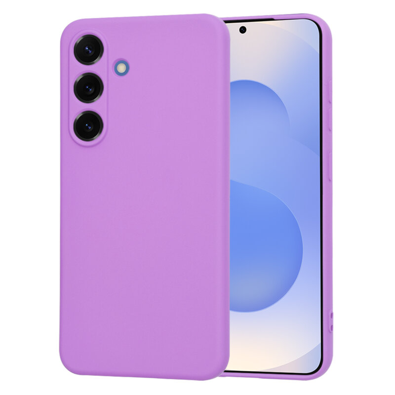 Husa silicon Samsung Galaxy S25 Techsuit SoftFlex, mov