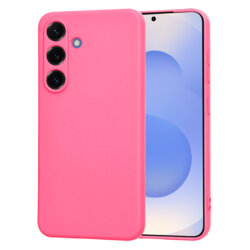 Husa silicon Samsung Galaxy S25 Techsuit SoftFlex, fucsia