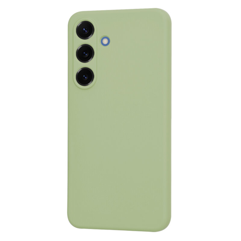 Husa silicon Samsung Galaxy S25 Techsuit SoftFlex, verde
