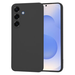 Husa silicon Samsung Galaxy S25 Techsuit SoftFlex, negru