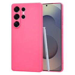 Husa silicon Samsung Galaxy S25 Ultra Techsuit SoftFlex, fucsia