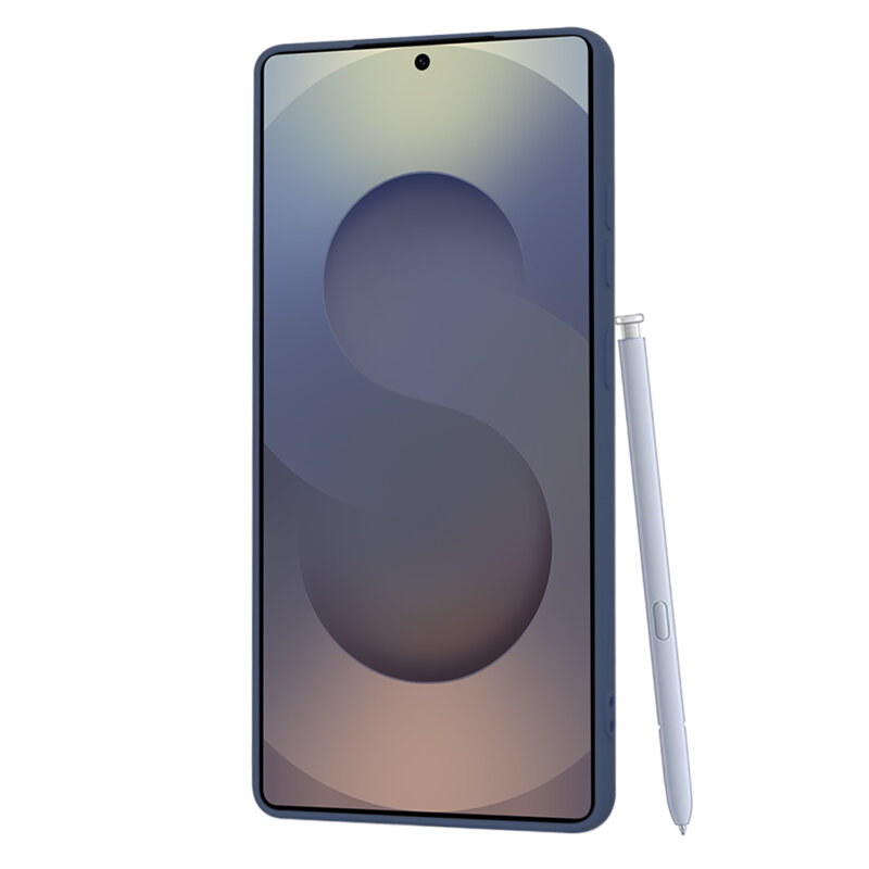 Husa silicon Samsung Galaxy S25 Ultra Techsuit SoftFlex, bleumarin