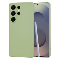 Husa silicon Samsung Galaxy S25 Ultra Techsuit SoftFlex, verde