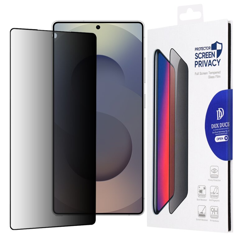 Folie sticla Samsung Galaxy S25 Ultra Dux Ducis Tempered Glass Privacy, negru