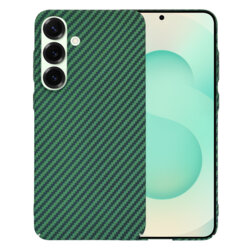 Husa Samsung Galaxy S25 Plus Techsuit Carbonite FiberShell, verde
