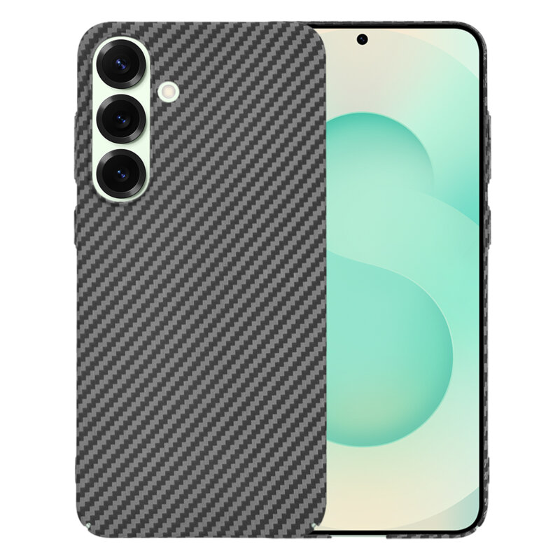 Husa Samsung Galaxy S25 Plus Techsuit Carbonite FiberShell, negru