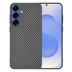 Husa Samsung Galaxy S25 Techsuit Carbonite FiberShell, negru