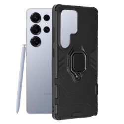 Husa Samsung Galaxy S25 Ultra Techsuit Silicone Shield, negru