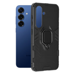 Husa Samsung Galaxy S25 Techsuit Silicone Shield, negru