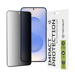 Folie sticla Samsung Galaxy S25 Techsuit 111D Privacy Full Glue, negru