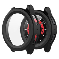 [Pachet 360°] Husa + folie Samsung Galaxy Watch5 Pro Techsuit Defense, negru