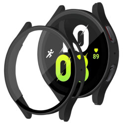 [Pachet 360°] Husa + folie Samsung Galaxy Watch4 40mm Techsuit Defense, negru