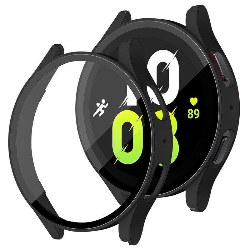 [Pachet 360°] Husa + folie Samsung Galaxy Watch4 40mm Techsuit Defense, negru