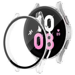 [Pachet 360°] Husa + folie Samsung Galaxy Watch4 40mm Techsuit Defense, transparenta