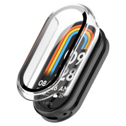 [Pachet 360°] Husa + folie Xiaomi Mi Band 9 NFC Techsuit Defense, transparenta