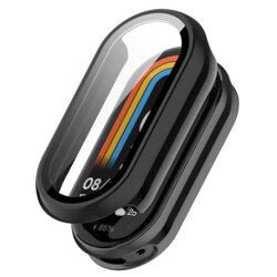 [Pachet 360°] Husa + folie Xiaomi Mi Band 9 NFC Techsuit Defense, negru