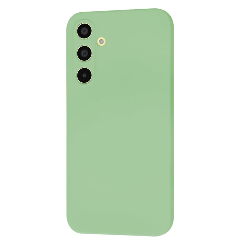 Husa silicon Samsung Galaxy A35 5G Techsuit SoftFlex MagSafe, verde deschis