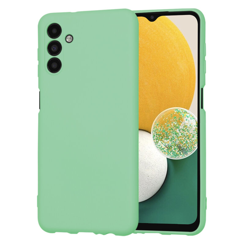 Husa silicon Samsung Galaxy A13 5G Techsuit SoftFlex, verde deschis