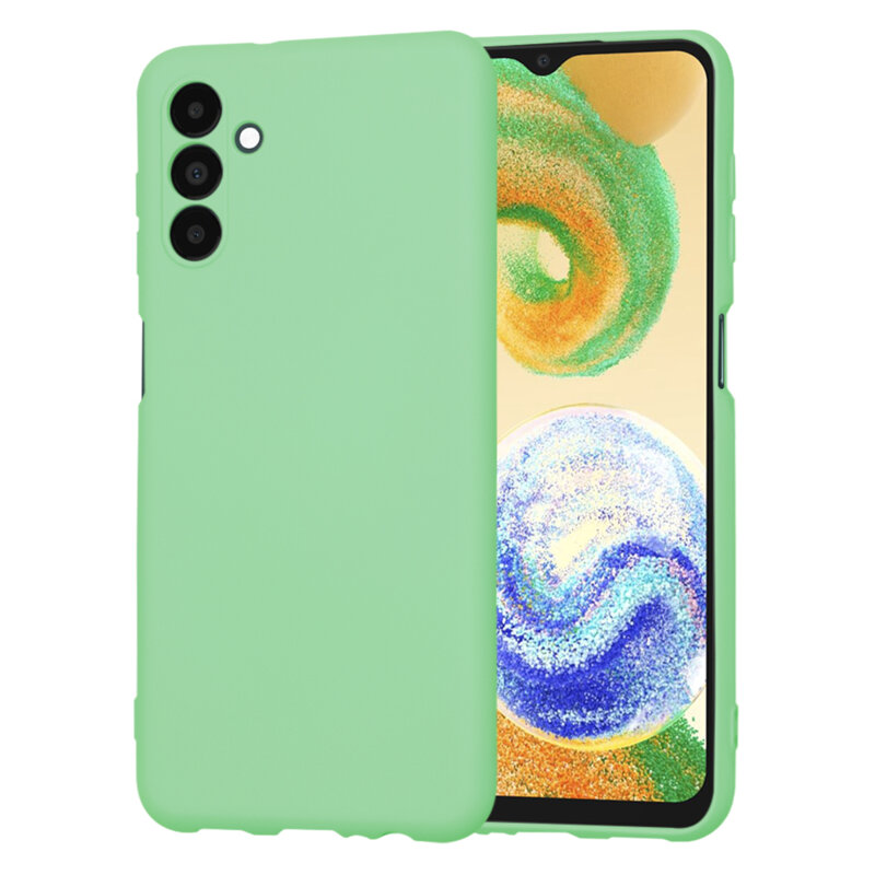 Husa silicon Samsung Galaxy A04S Techsuit SoftFlex, verde deschis
