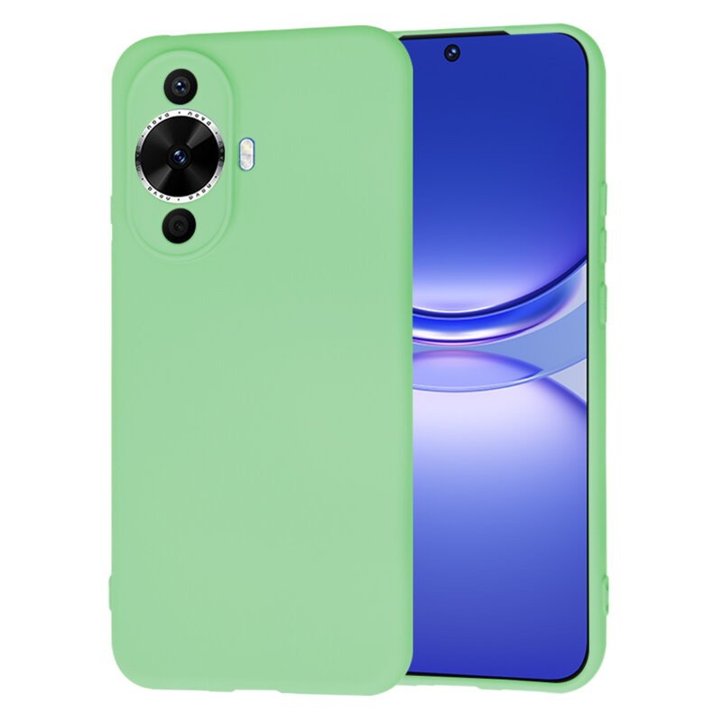 Husa silicon Huawei nova 12s Techsuit SoftFlex, verde deschis