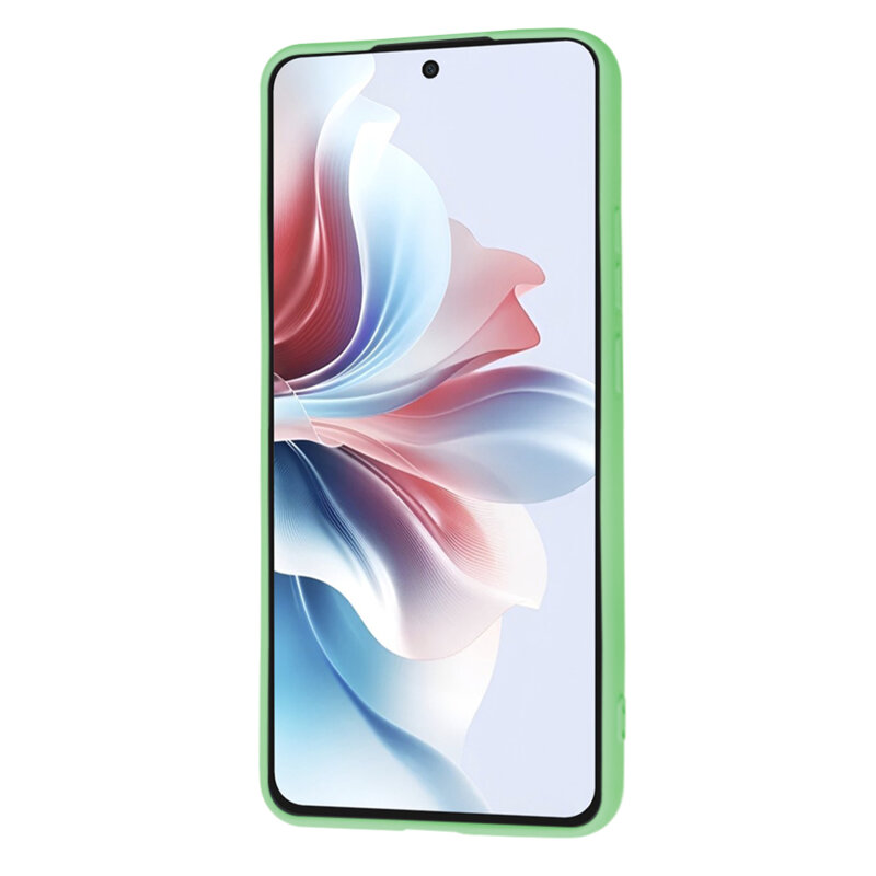 Husa silicon Oppo Reno11 F Techsuit SoftFlex, verde deschis