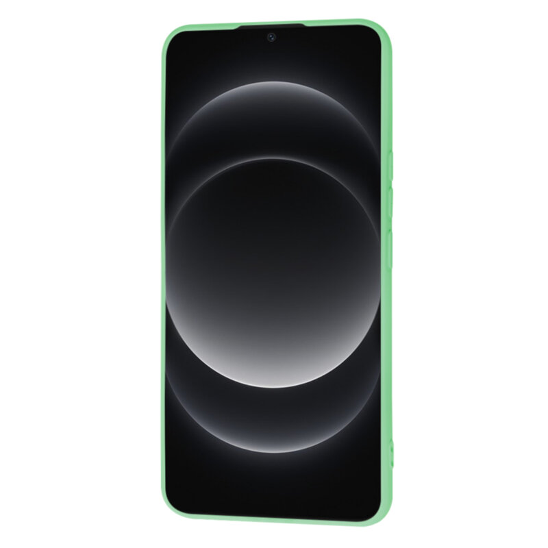 Husa silicon Xiaomi 14 Ultra Techsuit SoftFlex, verde deschis