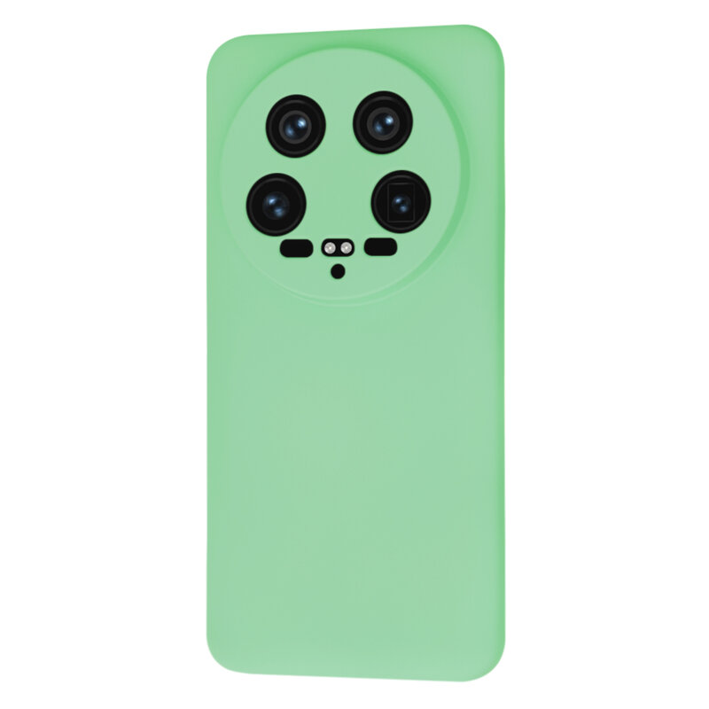 Husa silicon Xiaomi 14 Ultra Techsuit SoftFlex, verde deschis