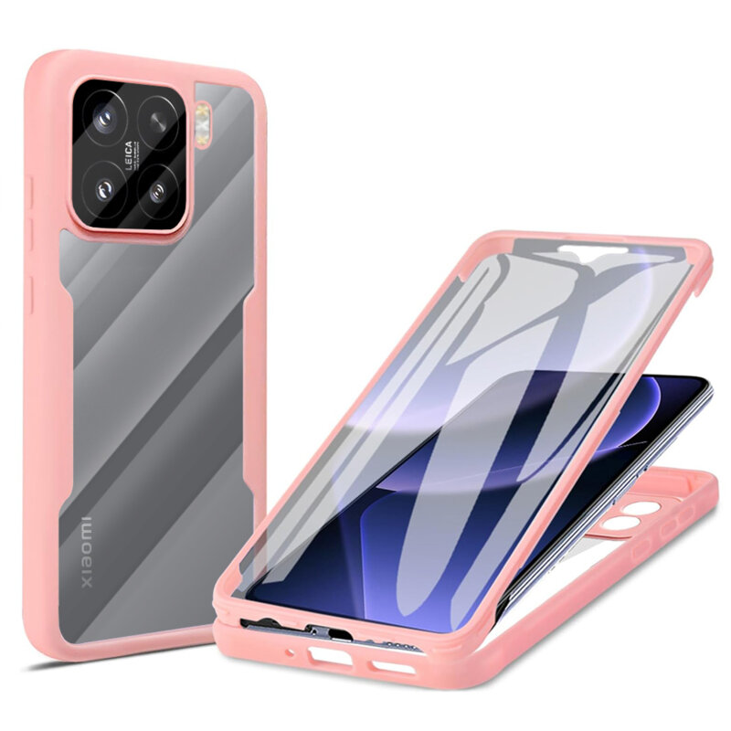 Husa 360° Xiaomi 15 Techsuit ColorVerse, roz