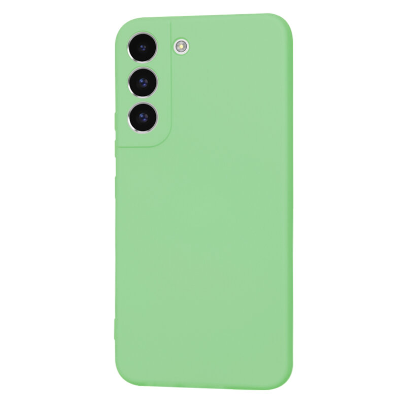 Husa silicon Samsung Galaxy S22 5G Techsuit SoftFlex, verde deschis