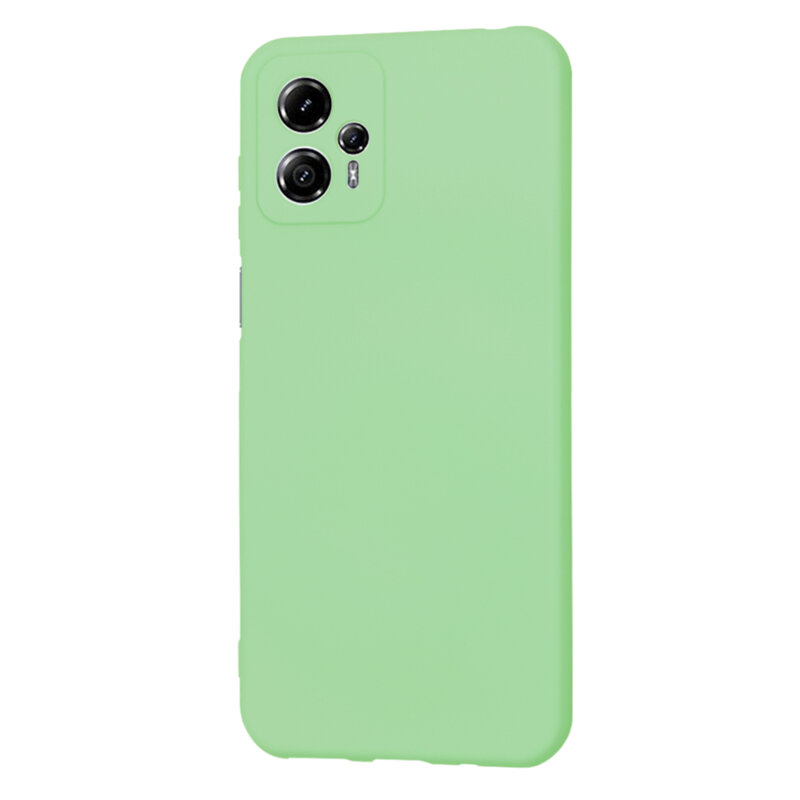 Husa silicon Motorola Moto G23 Techsuit SoftFlex, verde deschis