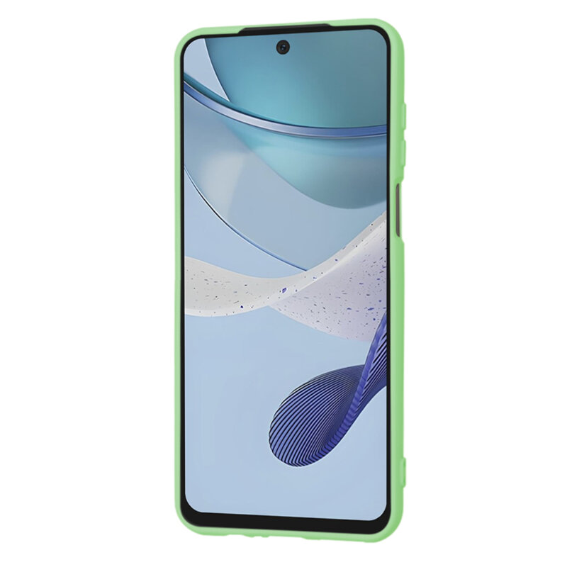 Husa silicon Motorola Moto G53 Techsuit SoftFlex, verde deschis