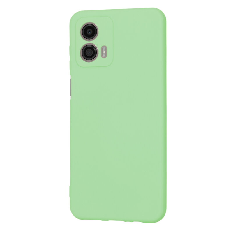 Husa silicon Motorola Moto G53 Techsuit SoftFlex, verde deschis