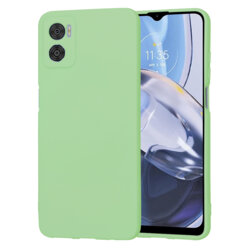 Husa silicon Motorola Moto E22 Techsuit SoftFlex, verde deschis