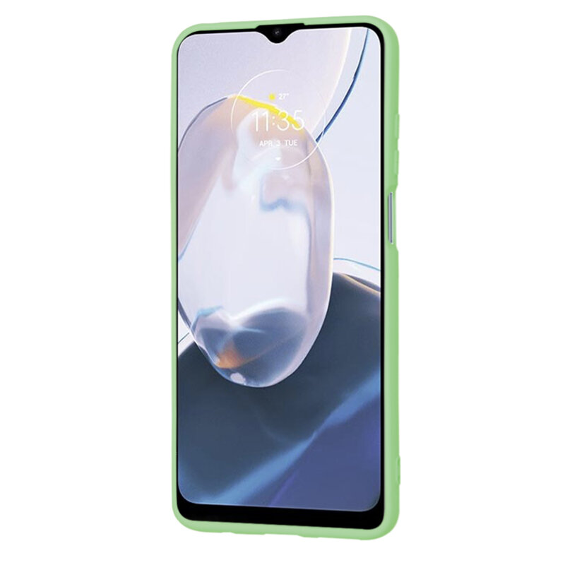 Husa silicon Motorola Moto E22i Techsuit SoftFlex, verde deschis