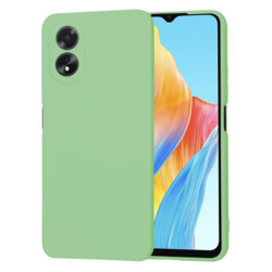 Husa silicon Oppo A18 Techsuit SoftFlex, verde deschis