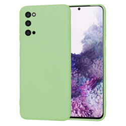 Husa silicon Samsung Galaxy S20 5G Techsuit SoftFlex, verde deschis