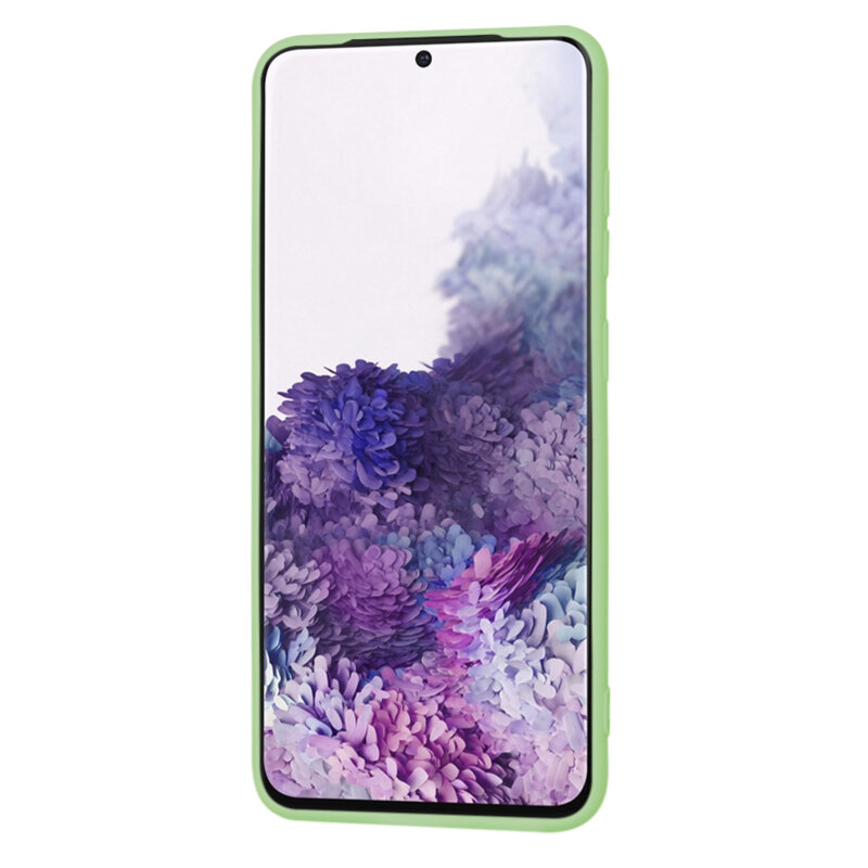Husa silicon Samsung Galaxy S20 5G Techsuit SoftFlex, verde deschis