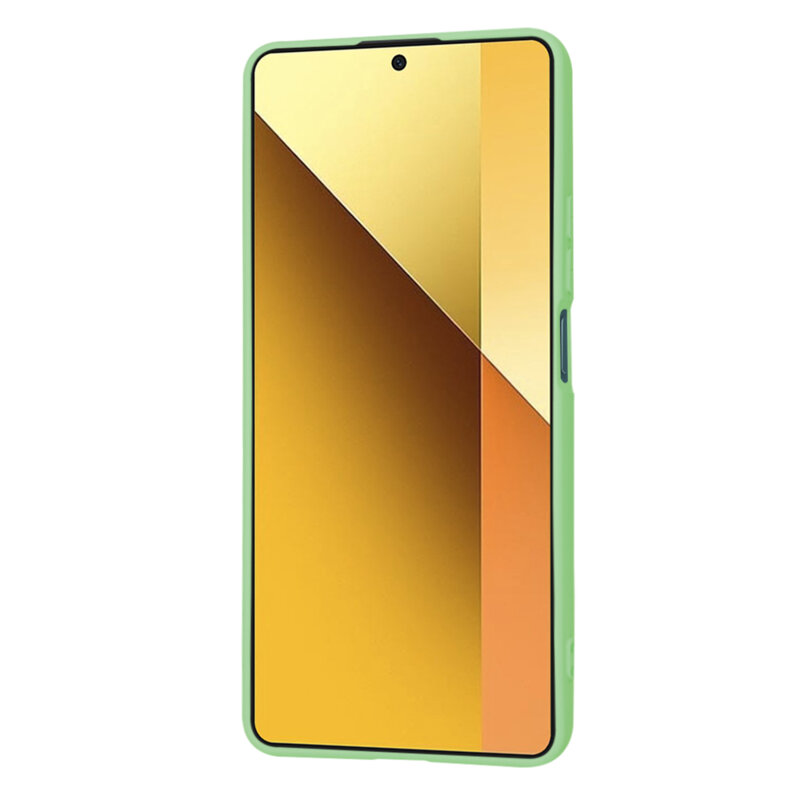 Husa silicon Xiaomi Redmi Note 13 5G Techsuit SoftFlex, verde deschis